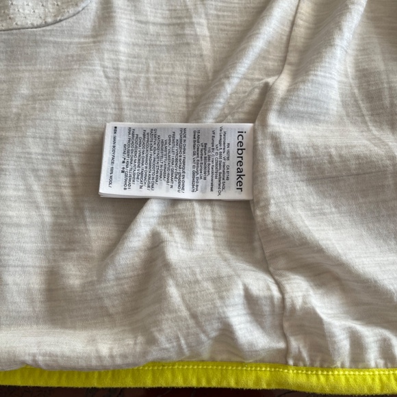 Icebreaker Men's RealFleece Merino High Pile 2-Way Zip Hood 800 Fleece MEDIUM - Picture 7 of 9